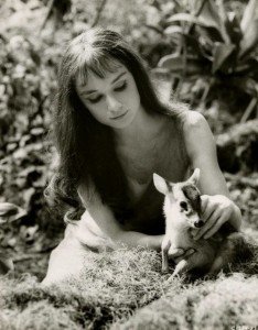 Audrey Hepburn as Rima in "Green Mansions"