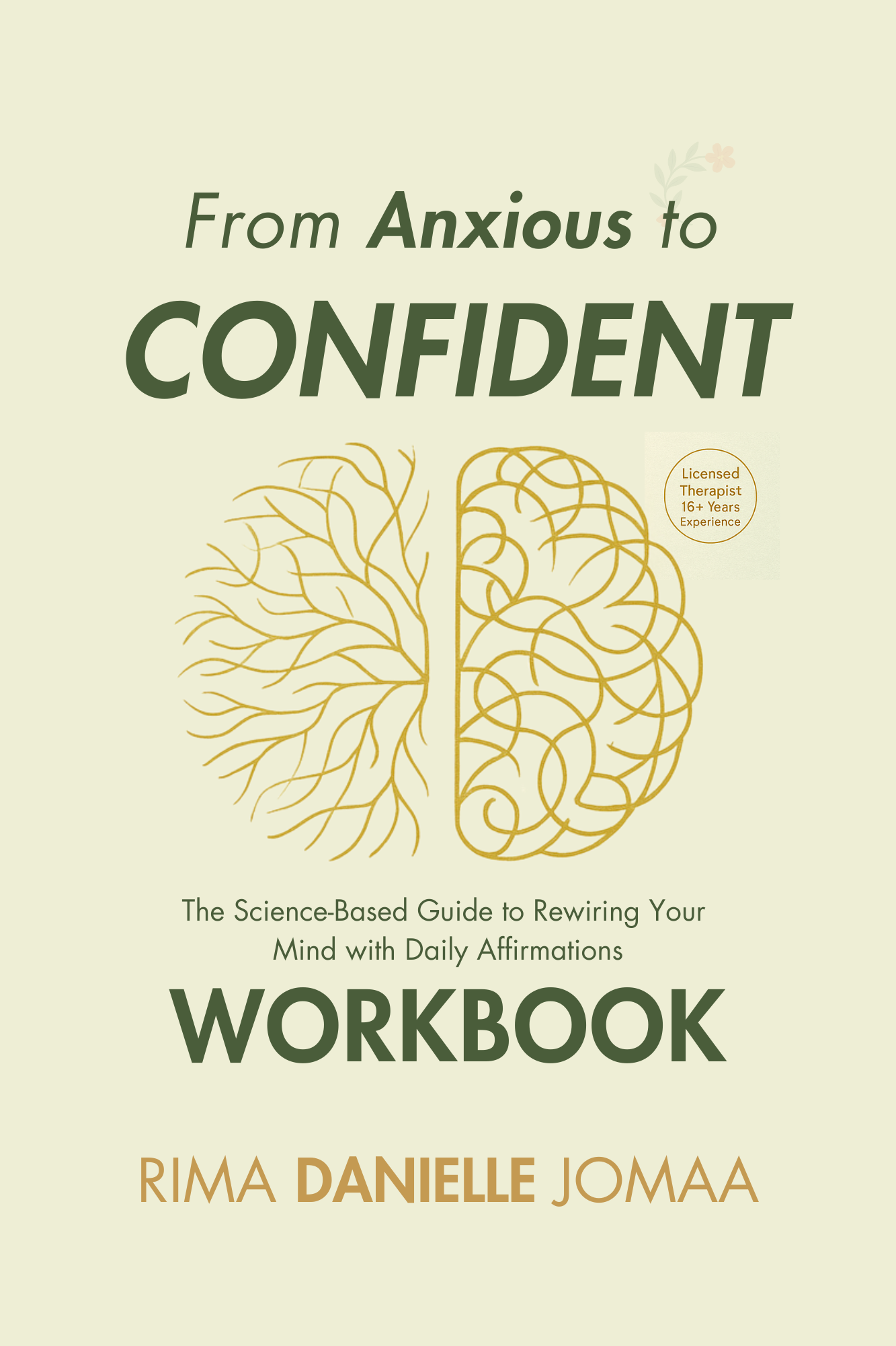 From Anxious to Confident book cover by Rima Danielle Jomaa MFT